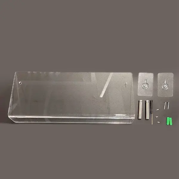 Transparent Acrylicc Wall Mounted Display Stands