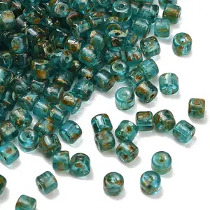 Picasso Glass Cylinder Seed Beads