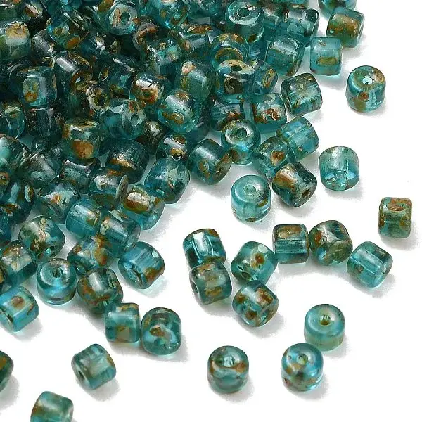 Picasso Glass Cylinder Seed Beads