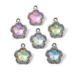 UV Plating Alloy Glass Pendants