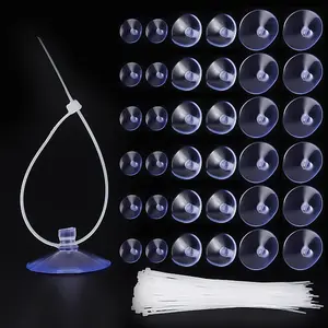 100Pcs Transparent PVC Suckers