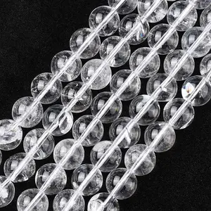 Natural Quartz Crystal Beads Strands