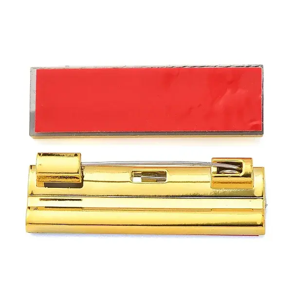 Plastic Adhesive Back Bar Pins with Iron Pins