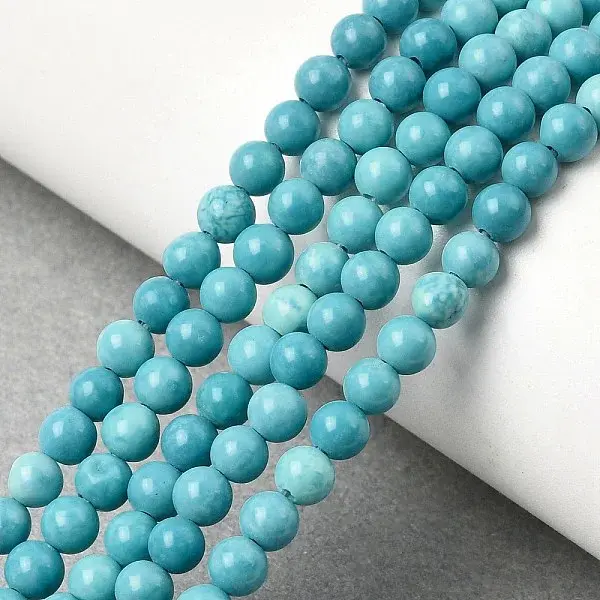 Dyed Natural Magnesite Beads Strands