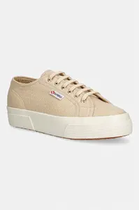 Superga  2740 PLATFORM RAFFIA tenisky dámské