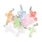 Luminous Resin Sequins Pendants