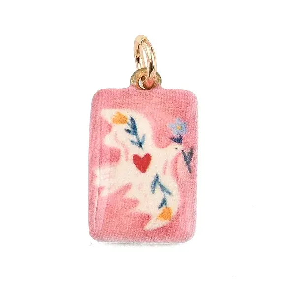 Brass Enamel Pendants