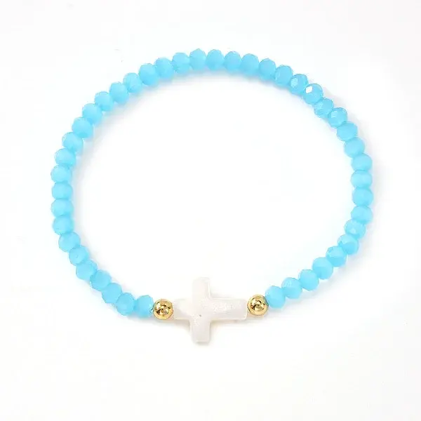 Bohemian Glass Beads Stretch Bracelets