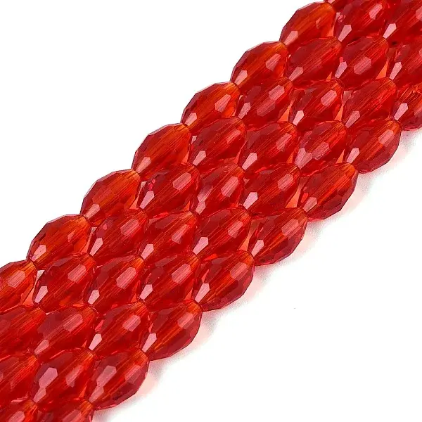 Transparent Glass Beads Strands