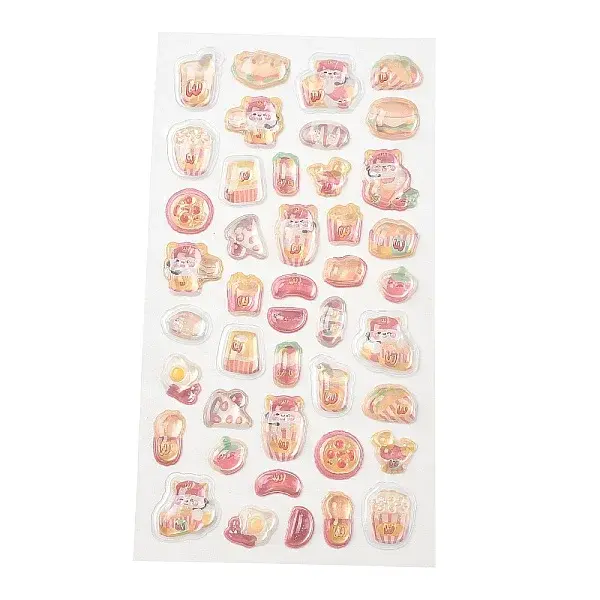 Plastic 3D Puffy Stickers