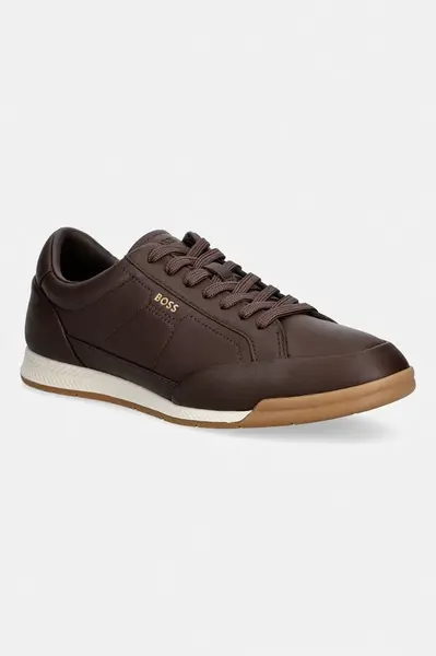BOSS  Nitan sneakers boty pánské kožené