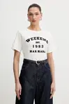 Weekend Max Mara Bavlněné tričko Weekend Max Mara TENUE
