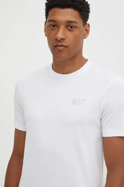 Bavlněné tričko EA7 Emporio Armani