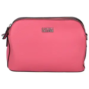 Pevná dámská crossbody kabelka sytě růžová - Coveri Layla