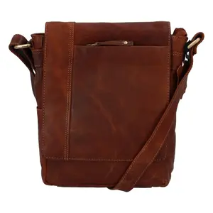 Koňaková kožená brašna přes rameno Faraell