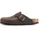 BIRKENSTOCK Papuče 'Boston'  tmavohnedá