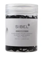 Gumičky do vlasů Sibel Kara Elastic - 20 mm, 500 ks, černé (4432959) + dárek zdarma