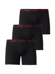 HUGO Boxerky  červená / čierna