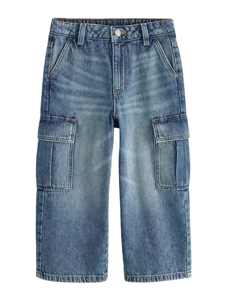 Next Džínsy  modrá denim