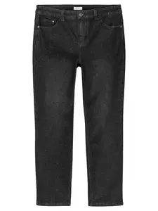SHEEGO Džínsy  čierny denim