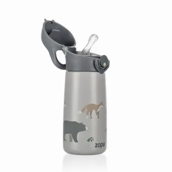 Termoska na pití se slámkou 400 ml, Mountains