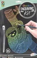 Vyškrabávání duhový obrázek Lenochod