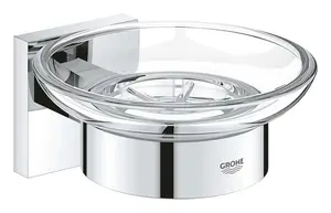Grohe QuickFix Start Cube - Mýdlenka s držákem, sklo/chrom 41096000