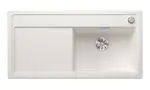 Blanco Zenar XL 6 - Silgranitový dřez, 100x51 cm, s ovládáním odtoku, InFino, bílá 523968