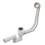 Alcadrain Odtokové soupravy - Vanová odtoková a přepadová souprava, délka 570 mm, matný kartáčovaný red gold A55K-RG-B