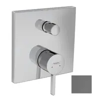 Hansgrohe Finoris - Baterie pod omítku, pro 2 spotřebiče, kartáčovaný černý chrom 76415340