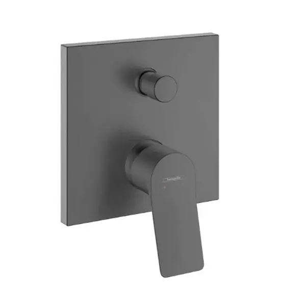 Hansgrohe Vivenis - Baterie pod omítku, pro 2 spotřebiče, kartáčovaný černý chrom 75415340