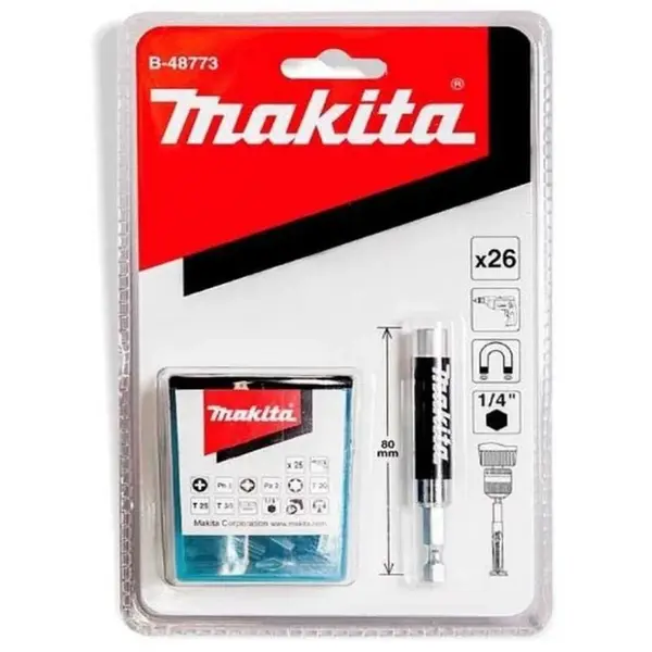 Makita Příslušenství - 26dílná sada bitů B-48773