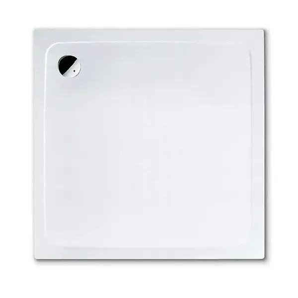 Kaldewei Avantgarde - Čtvercová sprchová vanička Superplan 386-5, 80x80 cm, bílá - sprchová vanička, celoplošný antislip, Perl-Effekt, snížený polysty