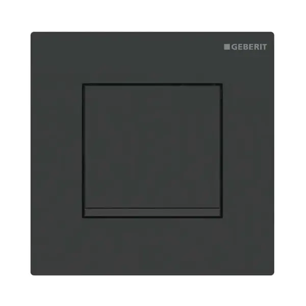 Geberit Splachovací systémy - Ovládání splachování pisoáru, easy to clean, matná černá 116.017.16.1