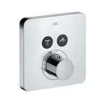 Axor ShowerSelect - Termostat pod omítku pro 2 spotřebiče, chrom 36707000