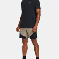 Pánské kraťasy Under Armour UA Peak Woven Hybrid Short-BRN - Pánské