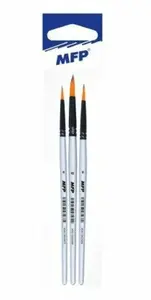 Štětec MFP synthetic kulatý set 3ks 6,8,10