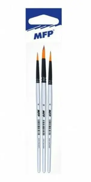 Štětec MFP synthetic kulatý set 3ks 6,8,10