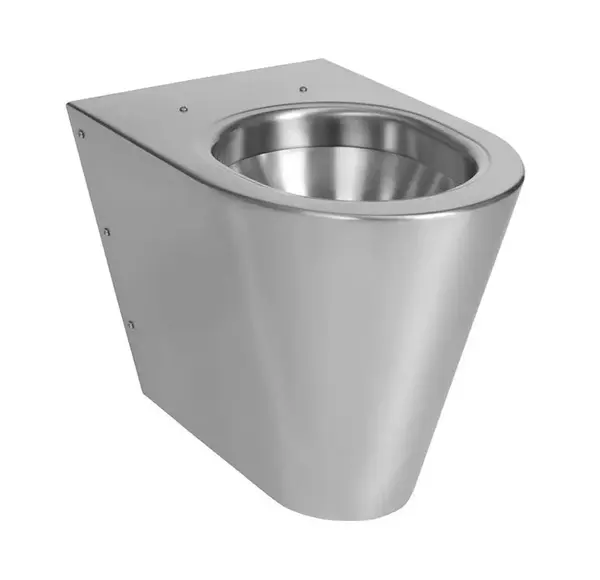 Sanela Nerezová WC - WC stojící, antivandal, nerez SLWN 03