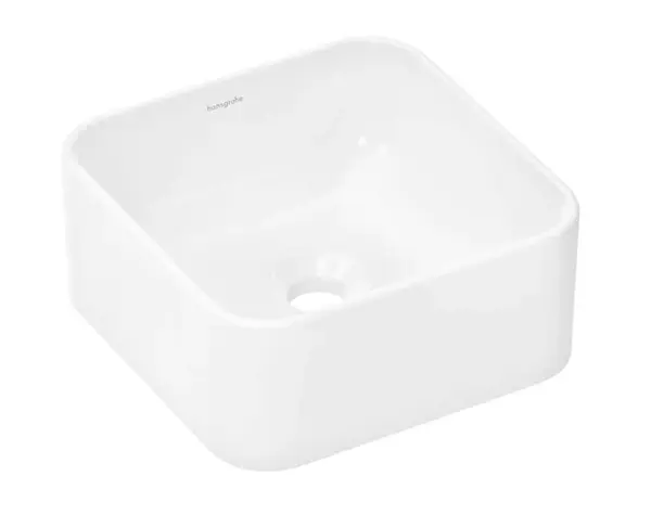 Hansgrohe Xuniva Q - Umývadielko na dosku, 30x30 cm, bez prepadu, biela 60167450