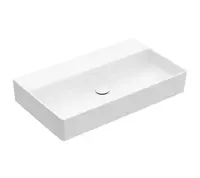 Villeroy & Boch Memento 2.0 - Umývadlo 80x47 cm, bez prepadu, bez otvoru na batériu, CeramicPlus, alpská biela 4A2283R1