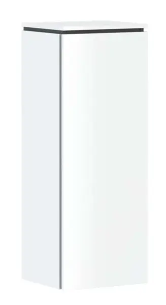 Hansgrohe Xilesa E - Boční skříňka, 40x107x35 cm, 1 dvířka, panty vpravo, matná bílá 54284700