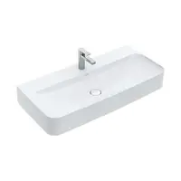Villeroy & Boch Finion - Umývadlo so skrytým prepadom, 100x47 cm, s CeramicPlus, alpská biela 4168ABR1