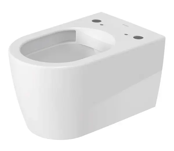 Duravit ME by Starck - Závesné WC pre bidetovu dosku SensoWash, Rimless, s WonderGliss, alpská biela 25295900001