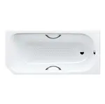 Kaldewei Advantage - Obdĺžniková vaňa Saniform V1 Star 332, 160x70 cm, s otvormi na držadlá, celoplošný antislip, Perl-Effekt, biela 134034013001