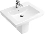 Villeroy & Boch Subway 2.0 - Umývadlo, 60x47 cm, s prepadom, s otvorom na batériu, alpská biela 71136001