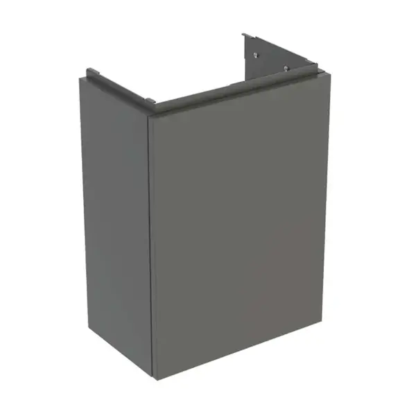 Geberit Acanto - Umývadlová skrinka, 54x39x25 cm, 1 dvierka, pánty L/P, lávová 503.001.JK.1