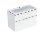 Geberit iCon - Skrinka s umývadlom, 9x5x6 cm, 2 zásuvky, lesklá biela 502.337.01.1