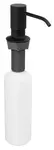 Sapho Doplňky - Zápustný dávkovač mýdla, černá mat SP023B
