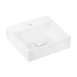 Hansgrohe Xevolos E - Umývátko 50x48 cm, bez přepadu, s otvorem pro baterii, SmartClean, bílá 61090450